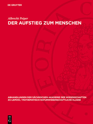 cover image of Der Aufstieg zum Menschen